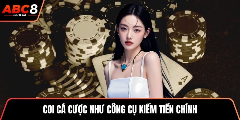 Coi cá cược như công cụ kiếm tiền chính